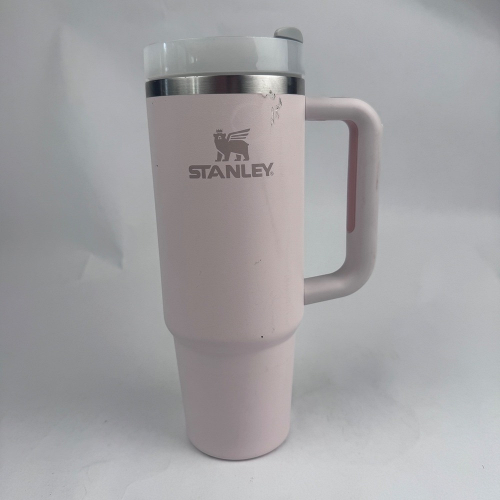 Stanley 30oz Rose Quartx Stainless Steel Tumbler with Handle NO STRAW